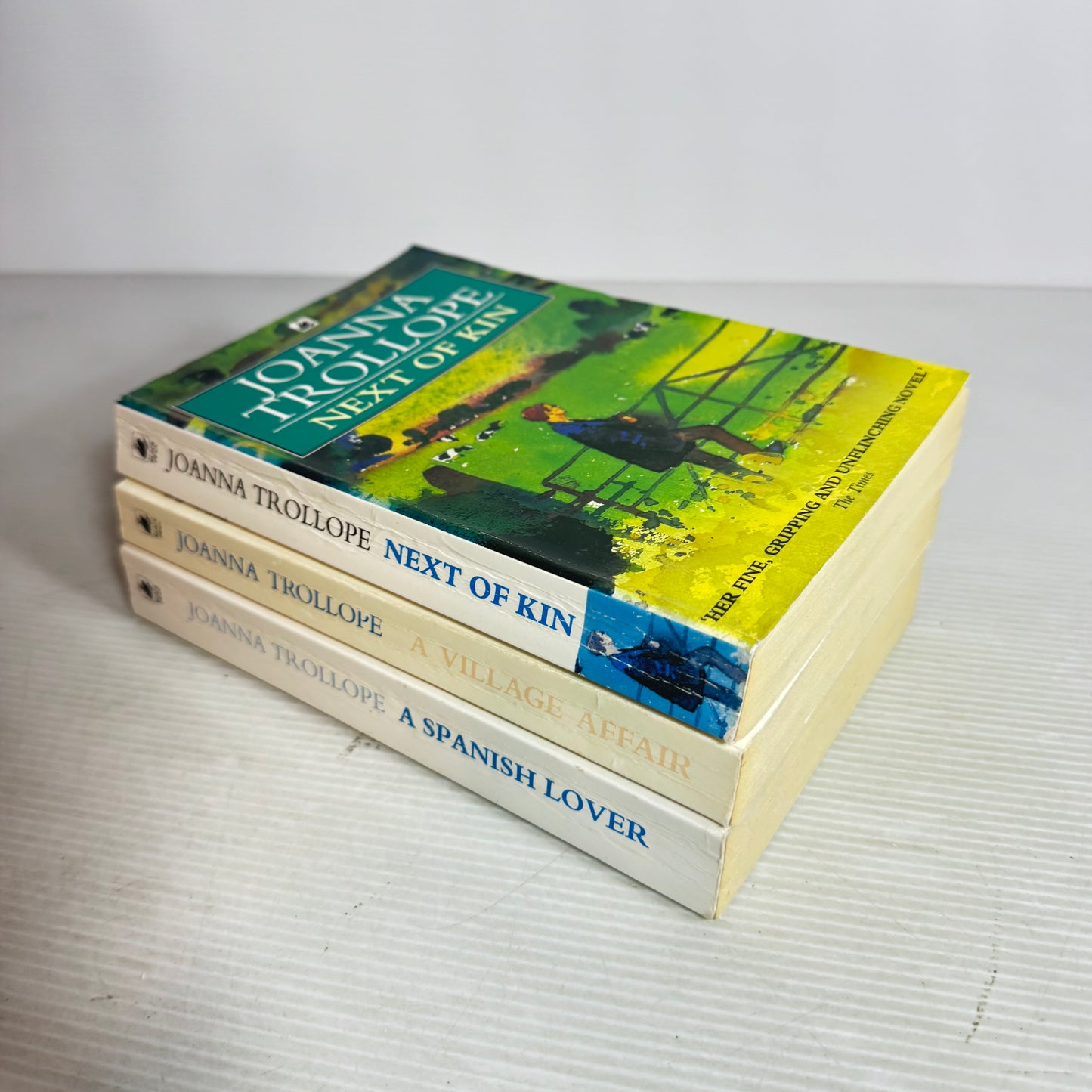 Joanna Trollope Book Bundle x 3 : Next of Kin, A Village Affair, A Spanish Lover (2988)