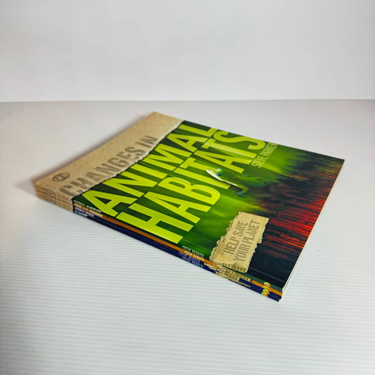 Changes In Book Bundle x 4 Books : Changes In Climate, Population, Food and Farming, Animal Habitats - Steve Parker