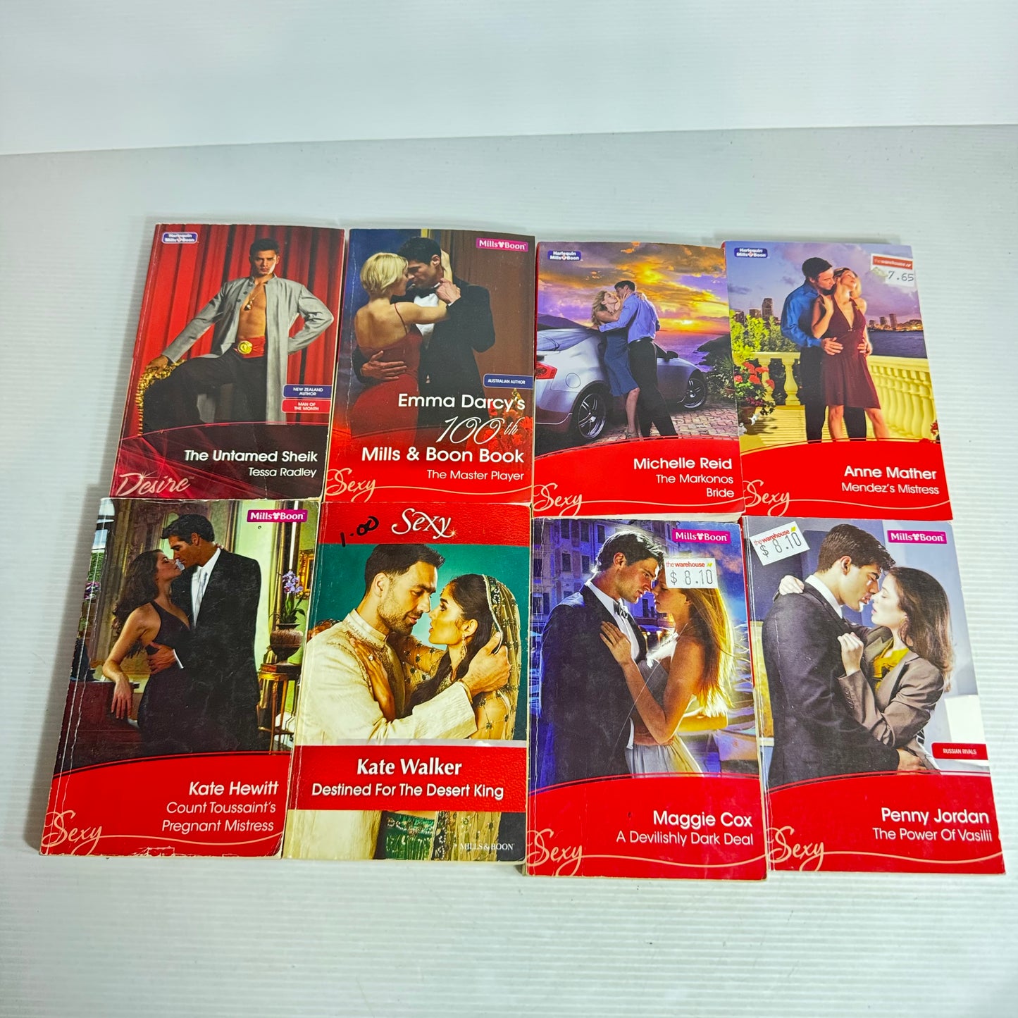 Mills & Boon Sex Romance Book Bundle x 8 Books (3021)