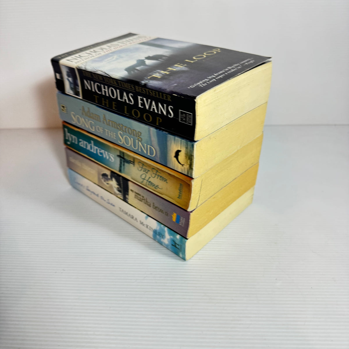 Historical Fiction Bundle x 5 : The Loop - Nicholas Evans, Song of the Sound - Adam Armstrong, My Name is Martha Brown - Nicola Thorne, Lands Beyond the Sea - Tamara McKinley, Far From Home - Lyn Andrews (3399)