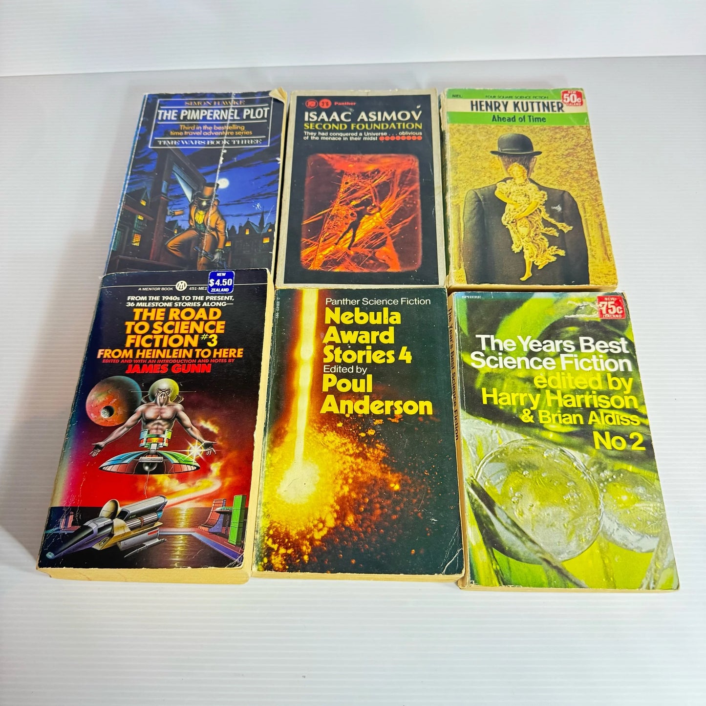Science Fiction Vintage Book Bundle x 7 Books : Various Authors (Vintage 1953 - 1988  (2243)