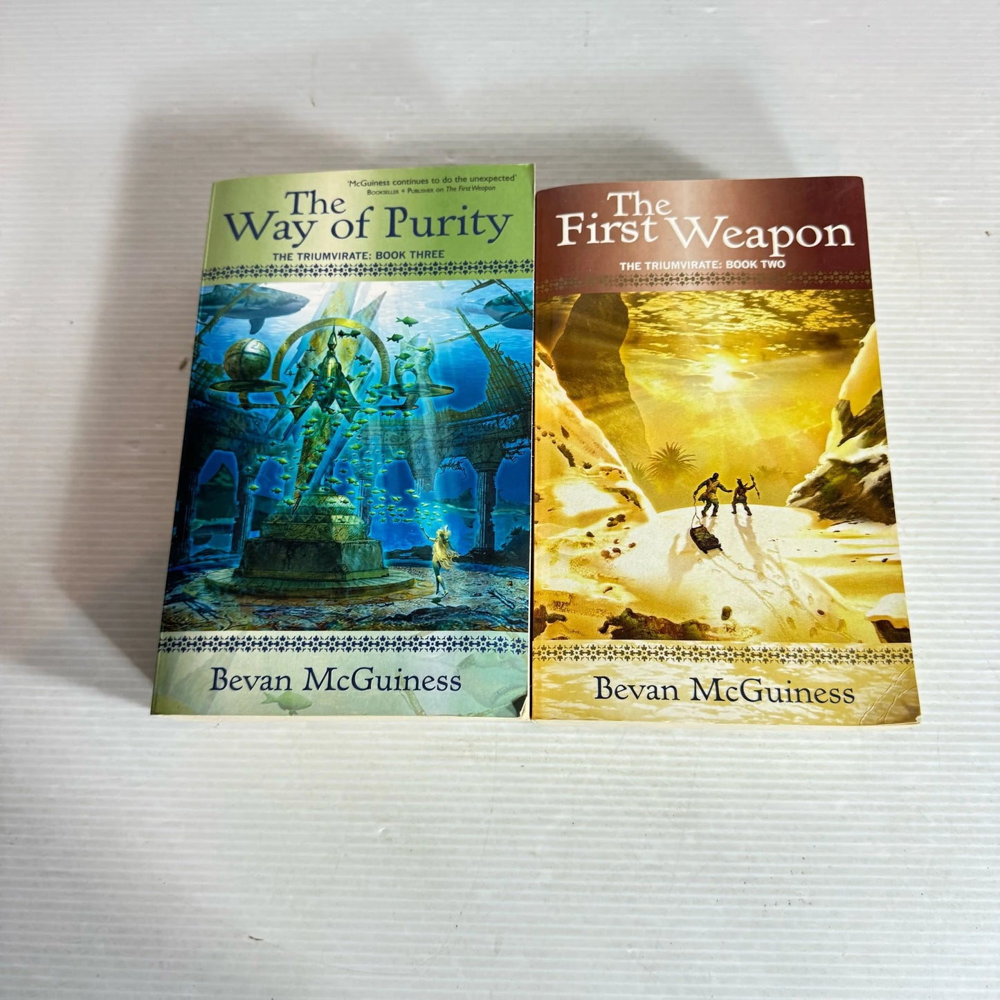 Bevan McGuiness - Triumvirate Series Book 2 and 3 - Book Bundle x2 (2120)
