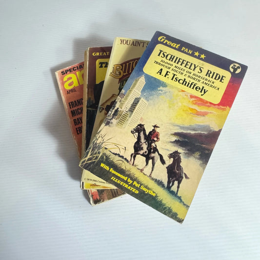 Western Vintage Book Bundle x 4 Books : Various Authors (Vintage 1957-1979) (2205)