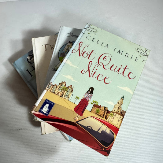 Large Print Romance Book Bundle x 4 : The Final Hitch, Not Quite Nice, Brother & Sister, The Narcissist's Daughter(2870)