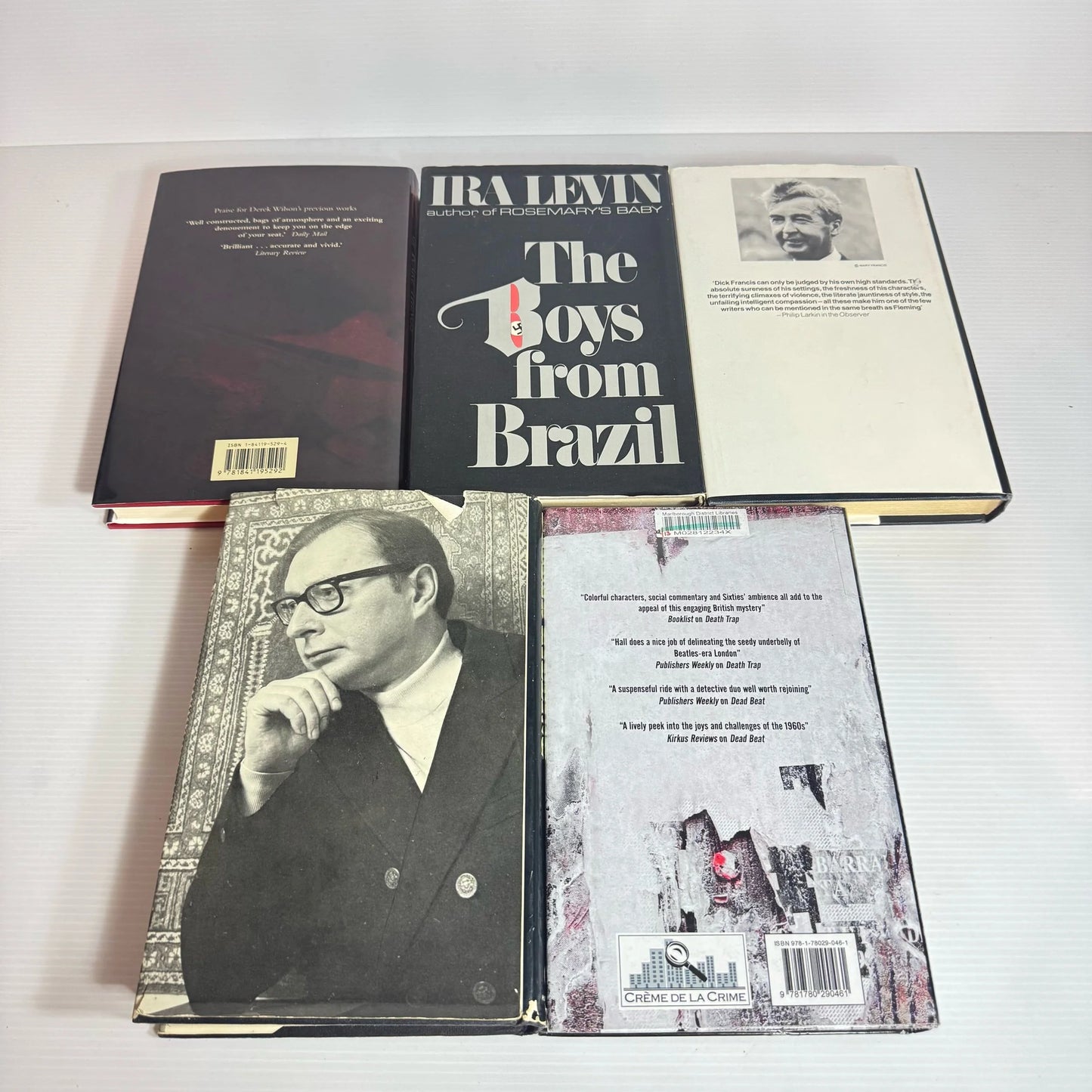 Crime Thriller Hardback Book Bundle x 5 Books : Mixed Authors (2264)