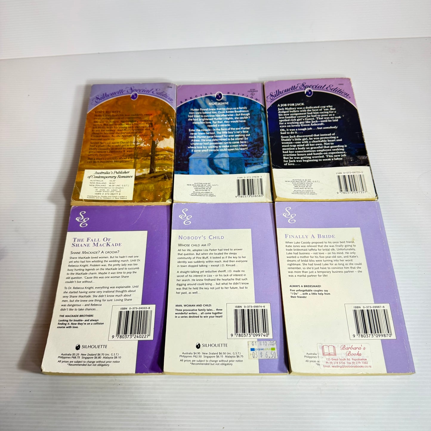 Silhouette Special Edition Romance Book Bundle x 6 Books (2397)