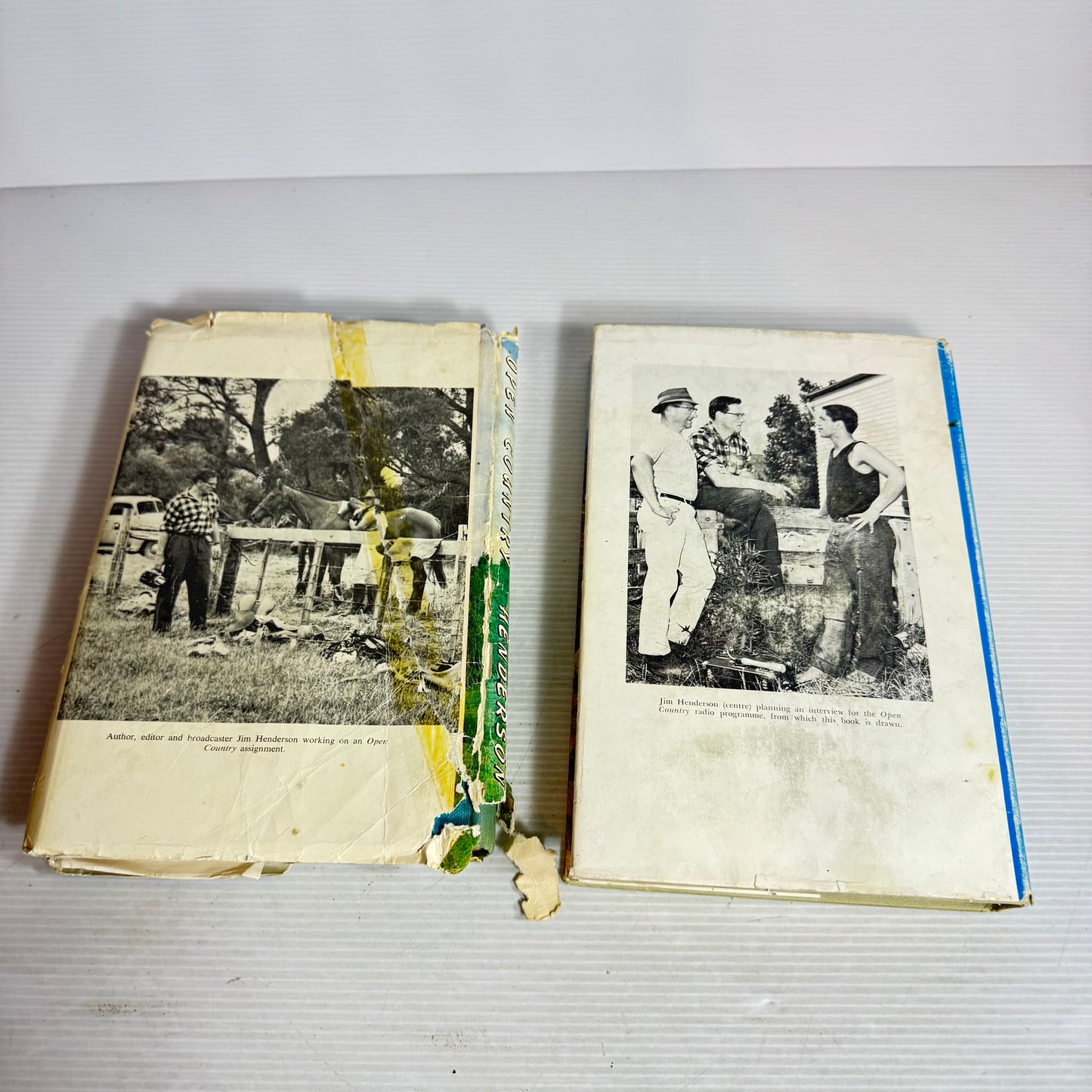 Jim Henderson Vintage Book Bundle x 2 : Open Country (1965) & Return to Open Country (1967) (2923)
