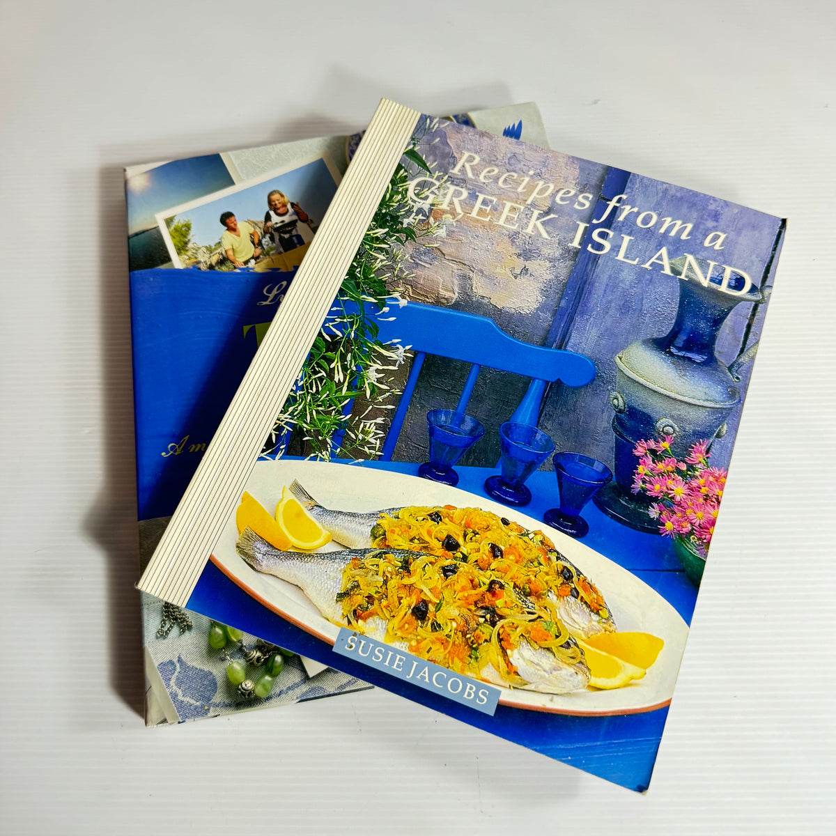 Greek Cookbook Bundle x 2 : Recipes from a Greek Island & Lyndey and Blair's Taste of Greece (3245)