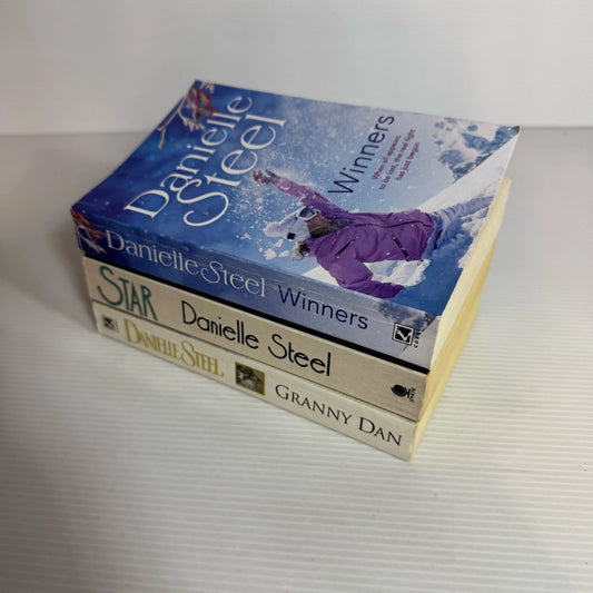 Danielle Steel Book Bundle x 3 : Winners, Star, Granny Dan (2257)