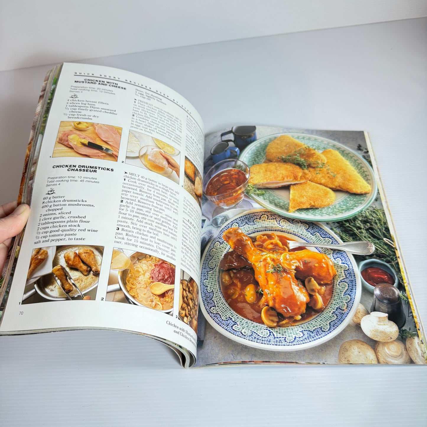 Quick & Easy Family Cookbook Bundle x 4 : Fab Food for Family & Friends - Janella Bloom, On The Table in 20 Minutes - Brenda Kitchen's, Fresh + Fast - Marie Claire, Quick Short Recipe Cookbook - Family Circle(3063)
