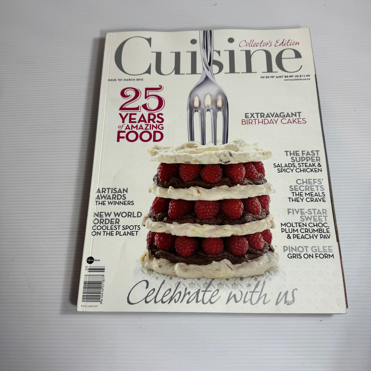 Cuisine Magazine Bundle x 6 : 2012 Issues 150, 151, 152, 153, 154, 155 (3339)