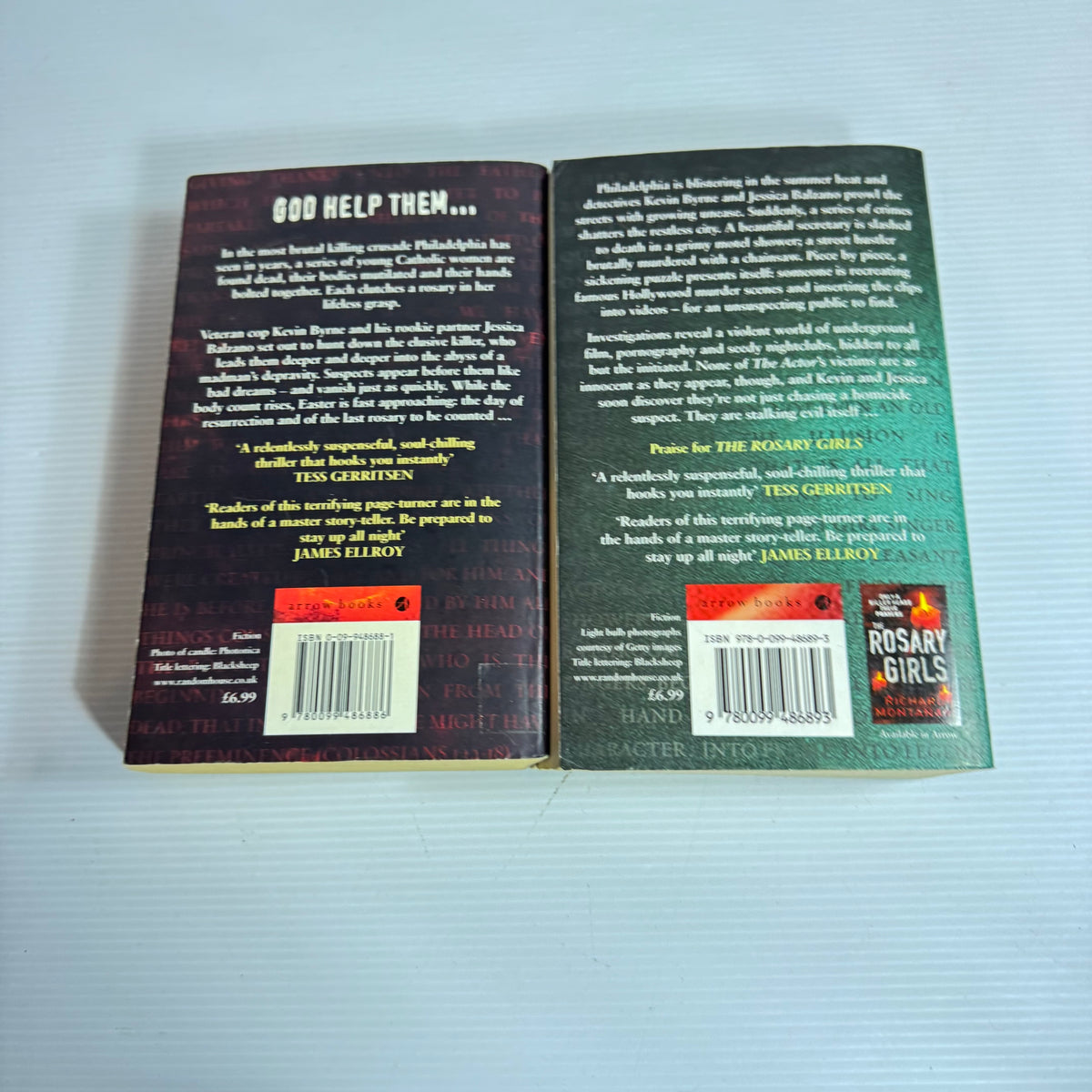 Richard Montanari Bundle x 2 : The Skin Gods & Rosary Girls (3421)