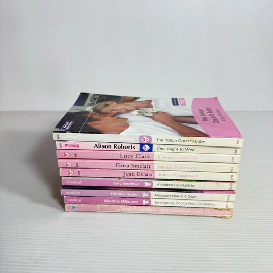 Mills & Boon Medical Romance Book Bundle x 9 Books (2284)