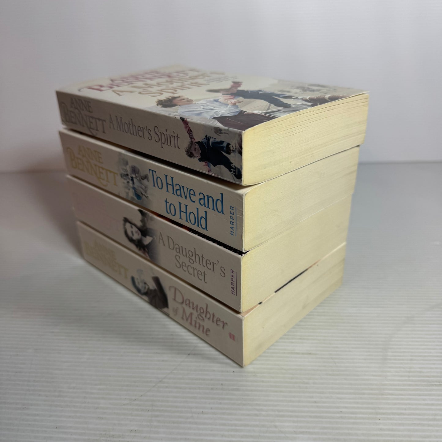 Anne Bennett Book Bundle x 4 : A Mother's Spirit, To Have and To Hold, A Daughter's Secret, Daughter of Mine(2835)
