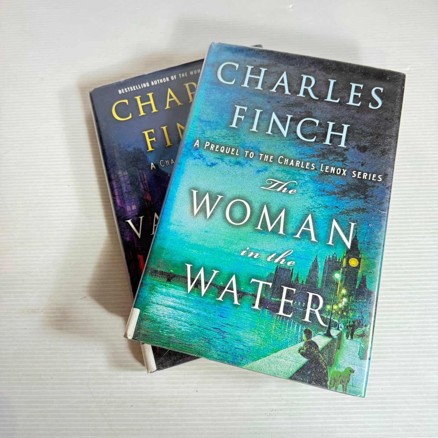 Charles Finch Book Bundle x 2 : The Vanishing Man & The Woman in the Water (2965)