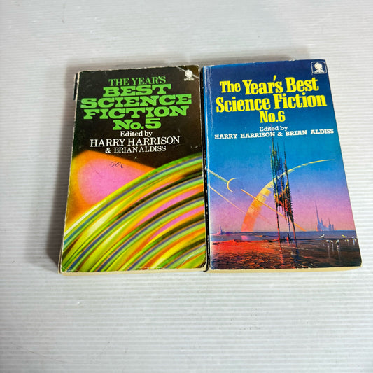 Best Science Fiction #5 & #6 Book Bundle X 2 Books Edited by Harry Harrison & Brian Aldis :  (2012)