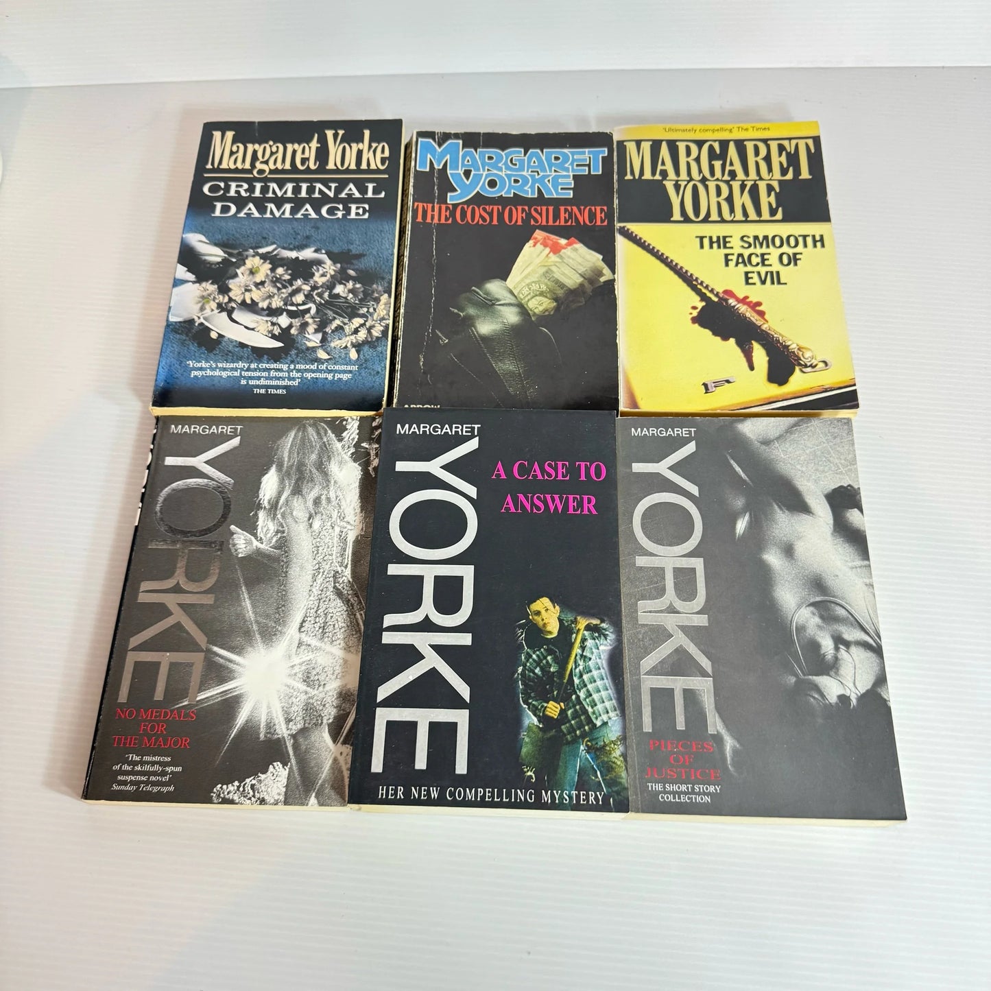 Margaret Yorke Mystery/Suspense Book Bundle x 6 Books (2063)