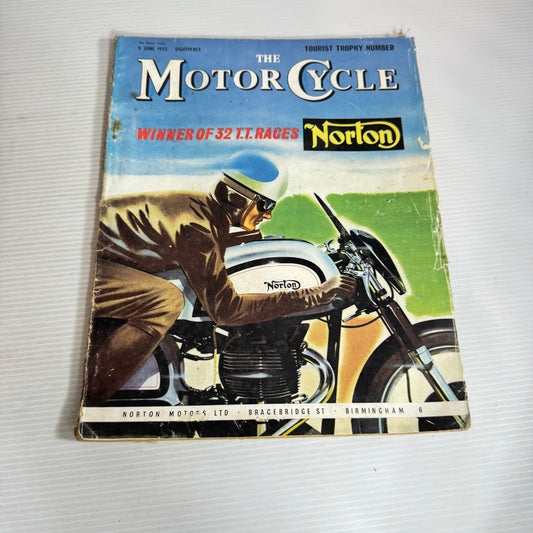 The Motor Cycle Vintage Magazine Book Bundle x 6 (Vintage 1948-1957) (2547)