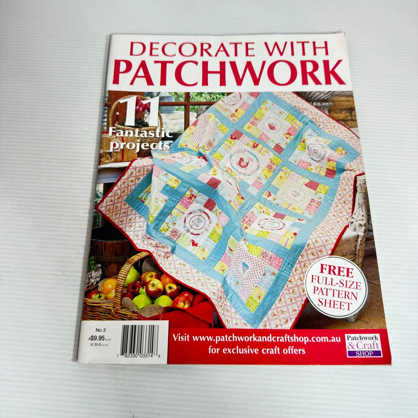 Patchwork Quilting Magazine Bundle x 8 Magazines (2263)