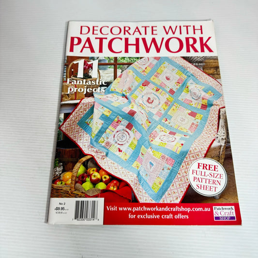 Patchwork Quilting Magazine Bundle x 8 Magazines (2263)