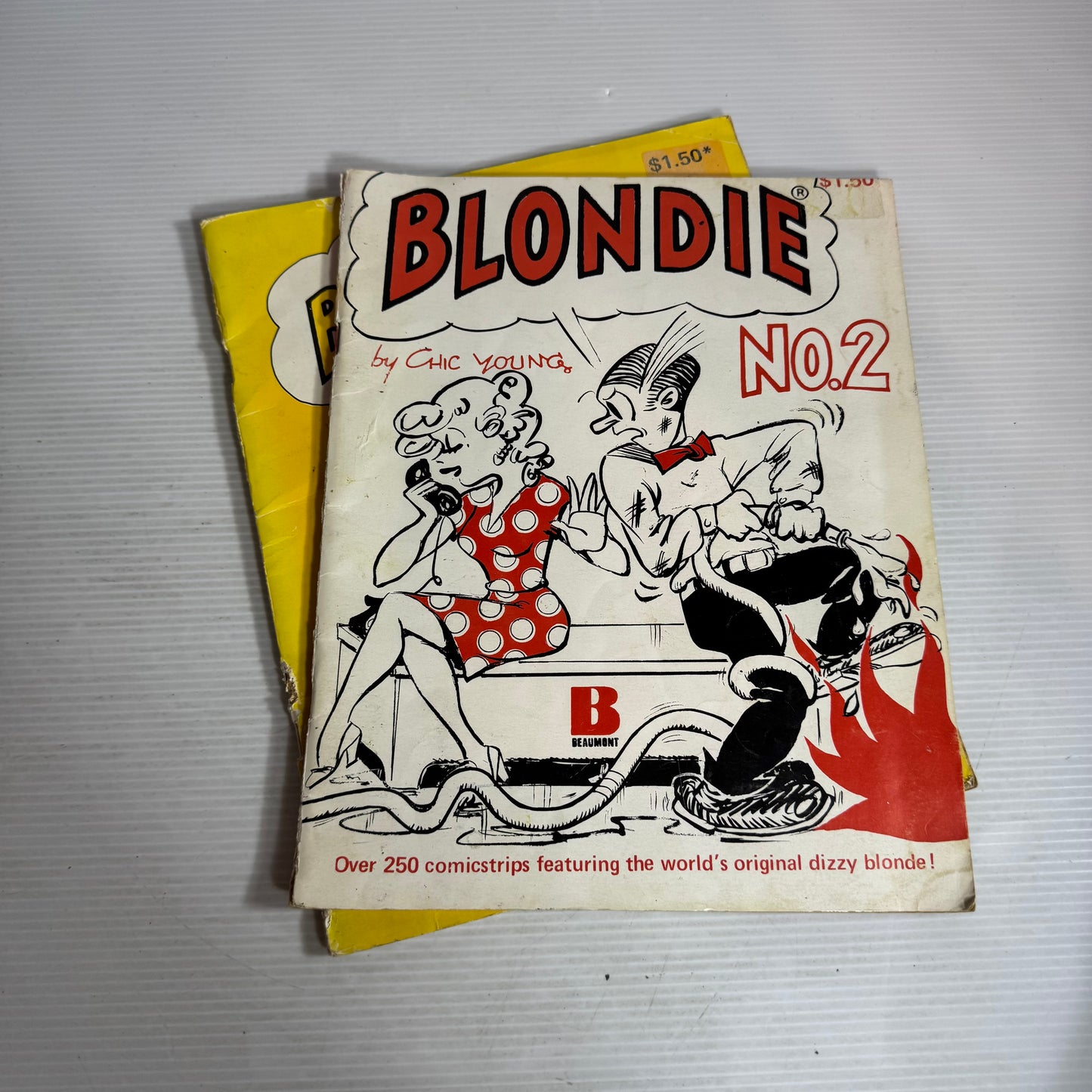 Vintage 1970's Blondie Comics Book Bundle x 2 Blondie Knows Best! & Blondie No.2 (2605)