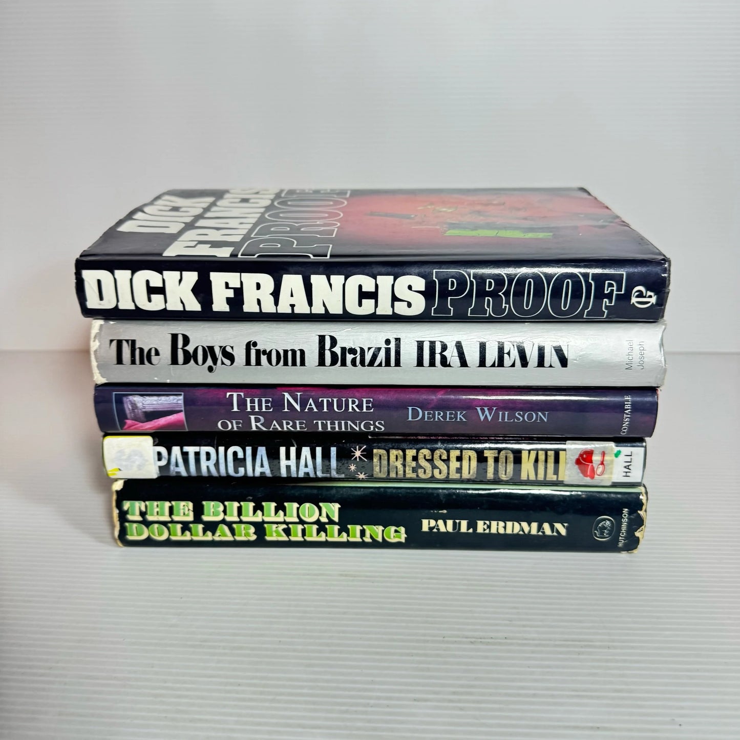 Crime Thriller Hardback Book Bundle x 5 Books : Mixed Authors (2264)