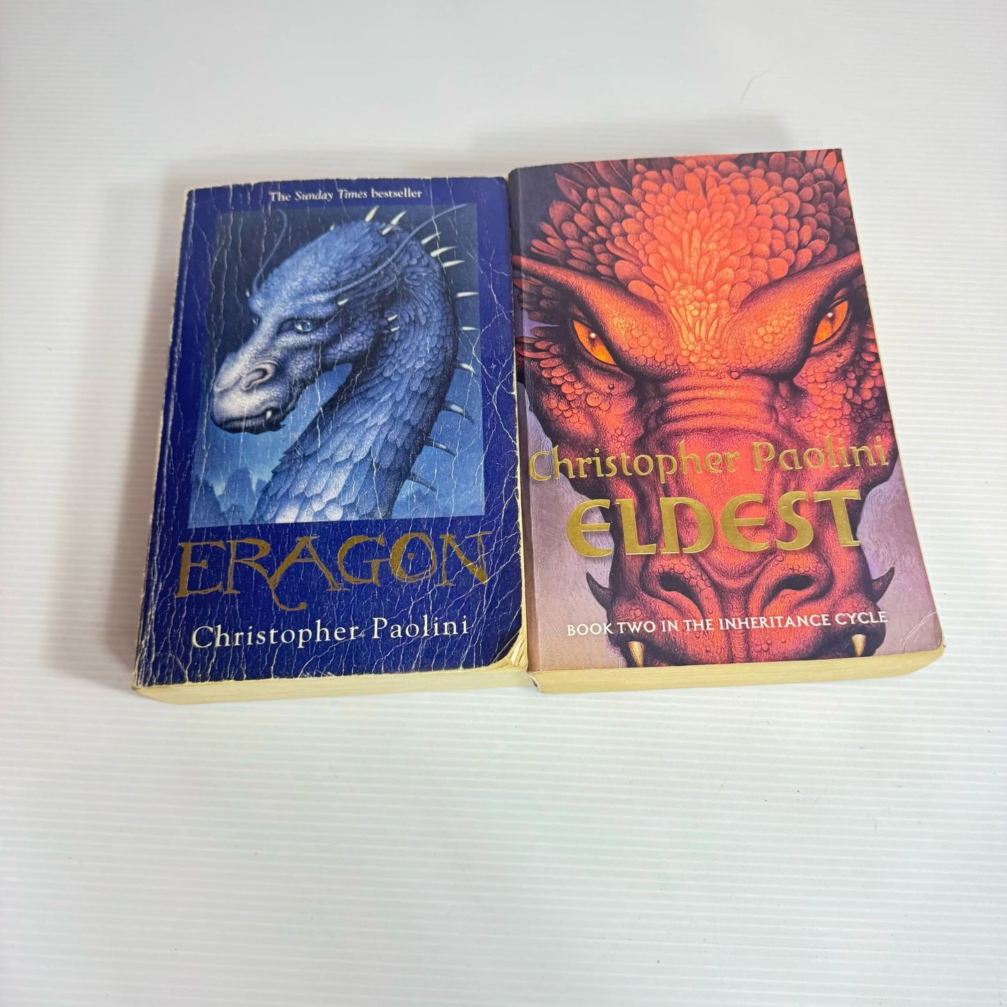 Inheritance Cycle Book Bundle x 2 : Books I & II Eragon & Eldest - Christopher Paolini (2294)