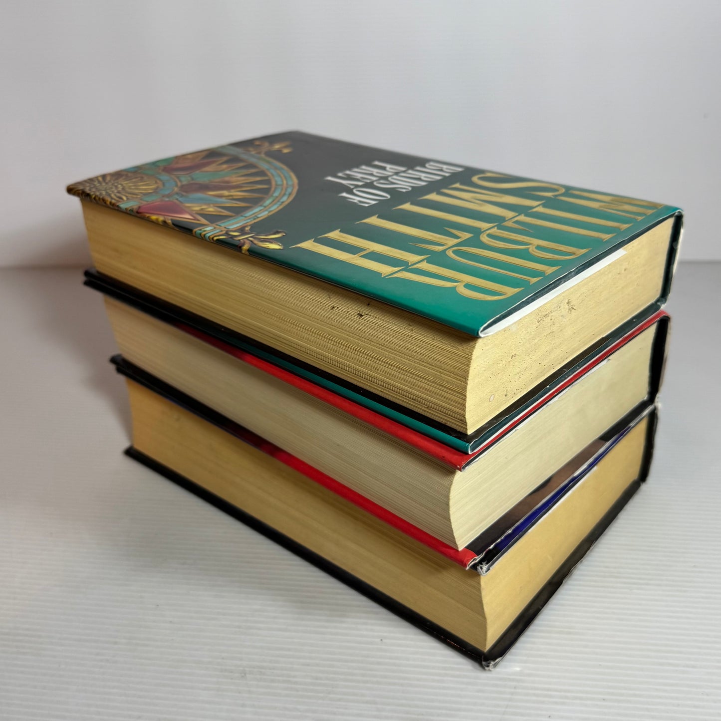 Wilber Smith Courtney Series Book Bundle x 3 Books : Birds of Prey, Monsoon, Blue Horizon (2484)