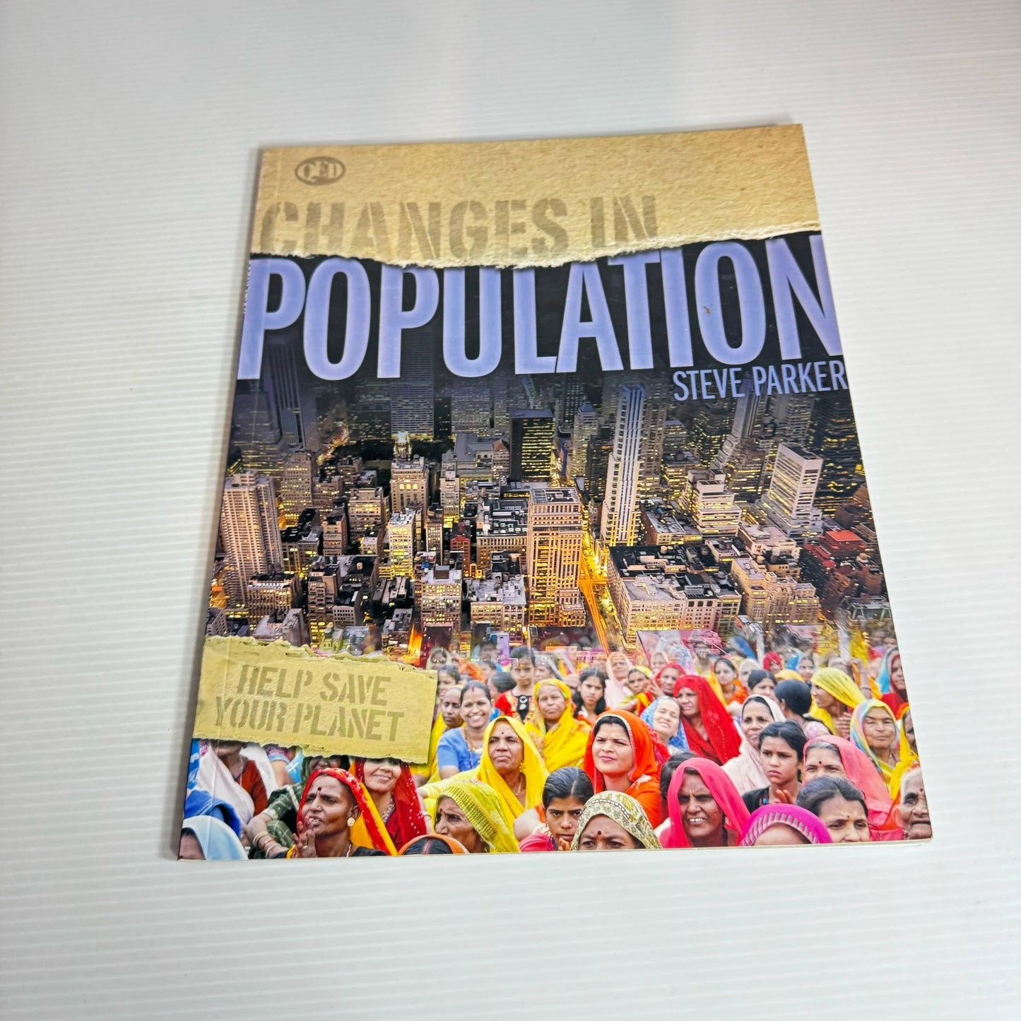 Changes In Book Bundle x 4 Books : Changes In Climate, Population, Food and Farming, Animal Habitats - Steve Parker