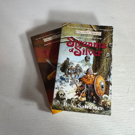 R. A. Salvatore "The Icewind Dale" Books 2 & 3 - Steams of Silver & The Halfing's Gem (2962)