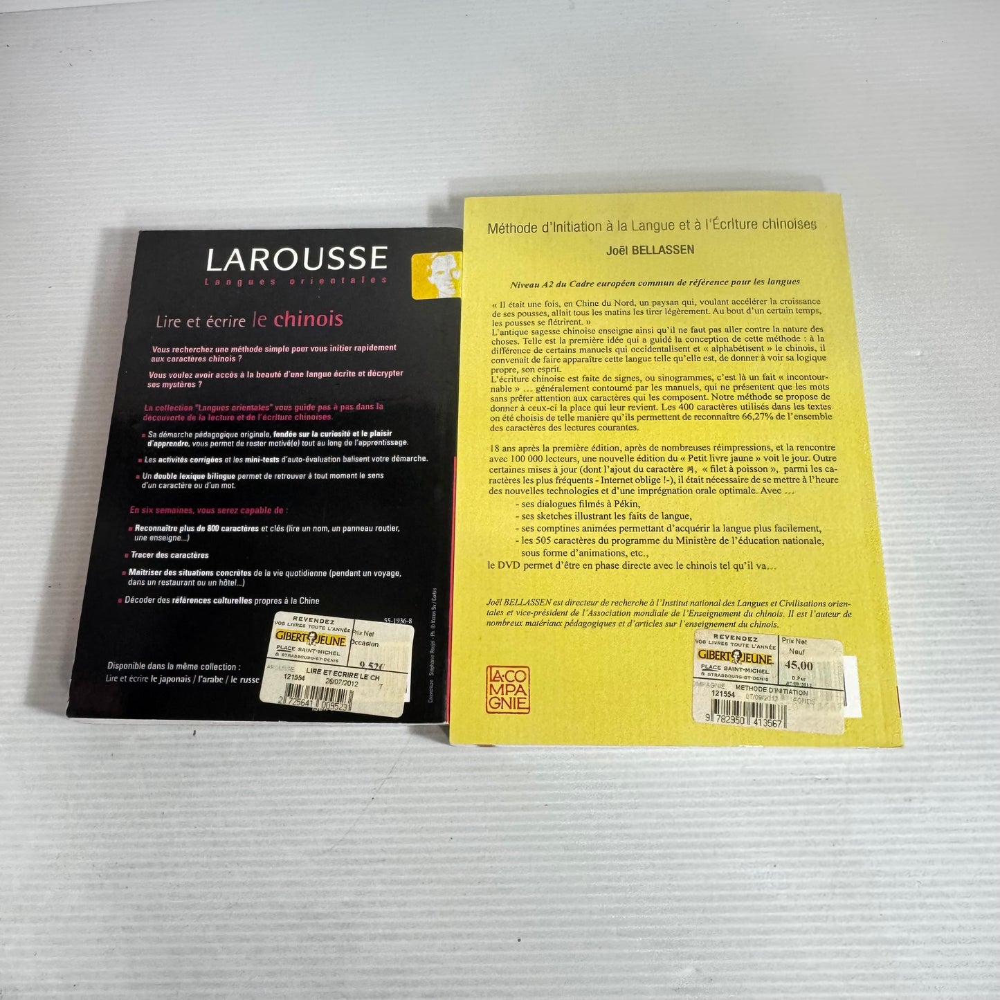 French Language Learn to Read and Write in Chinese Book Bundle x 2 Books (2584)