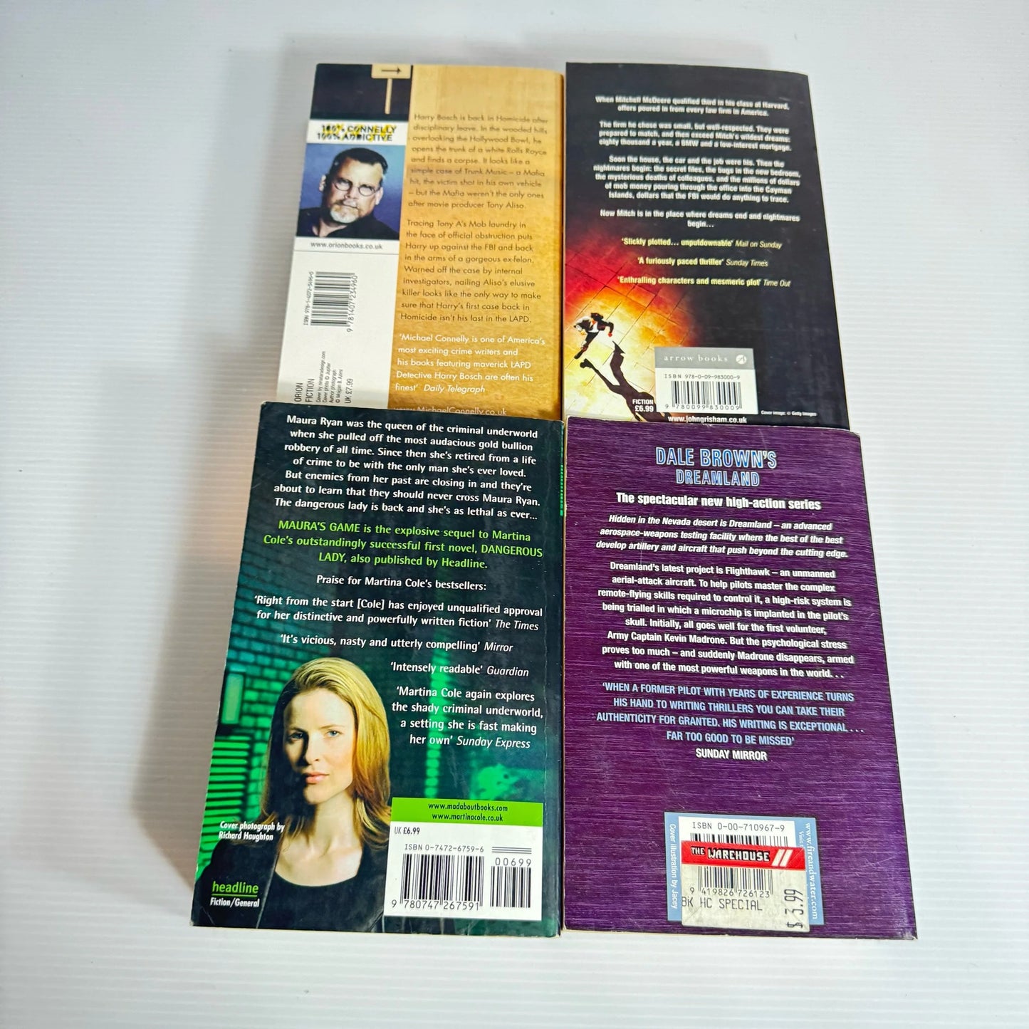 Suspense/Thriller Book Bundle x 4 Books : Various Authors (330)