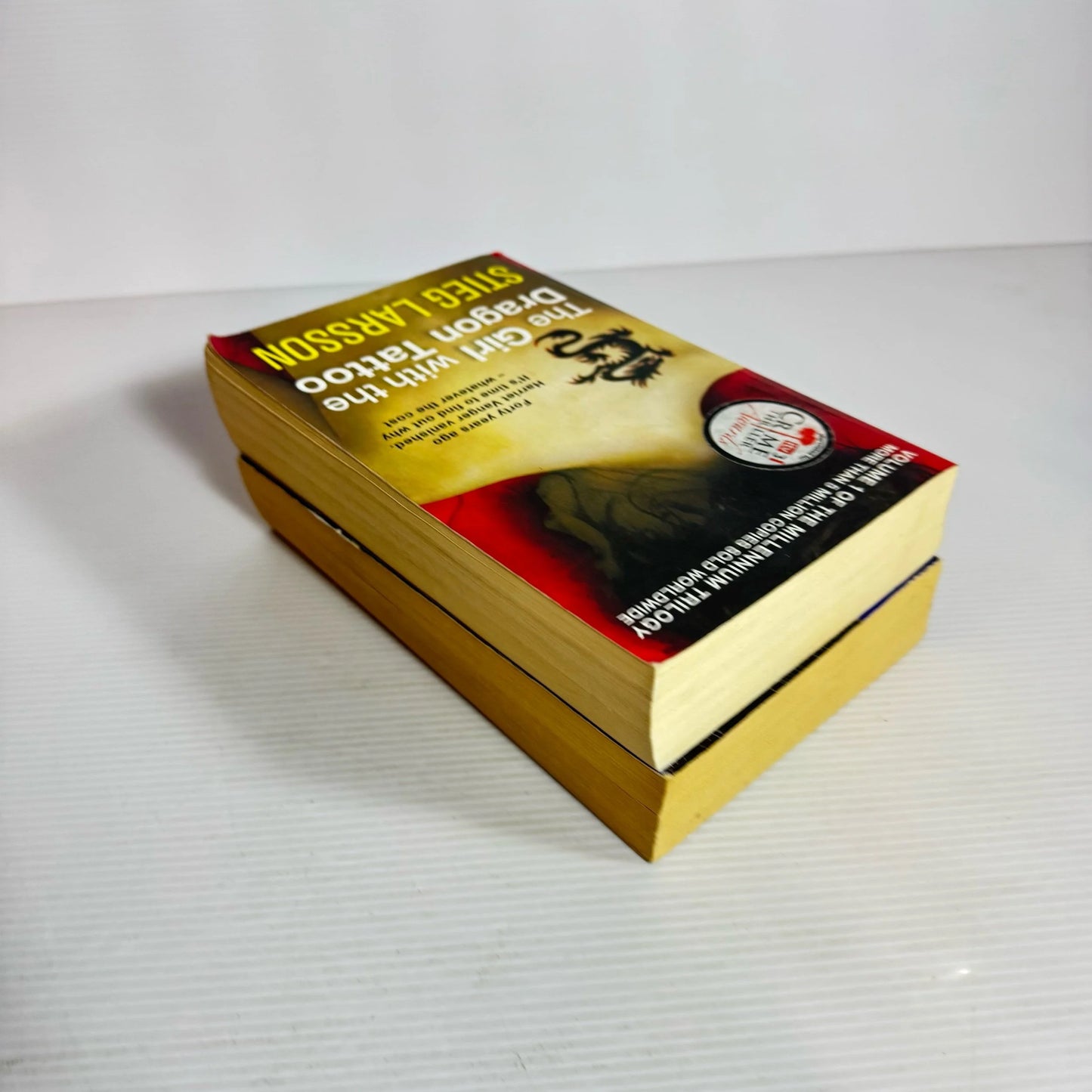 Larsson Book Bundle x 2 Books : The Girl with the Dragon Tattoo & The Girl Who Played with Fire (2286)