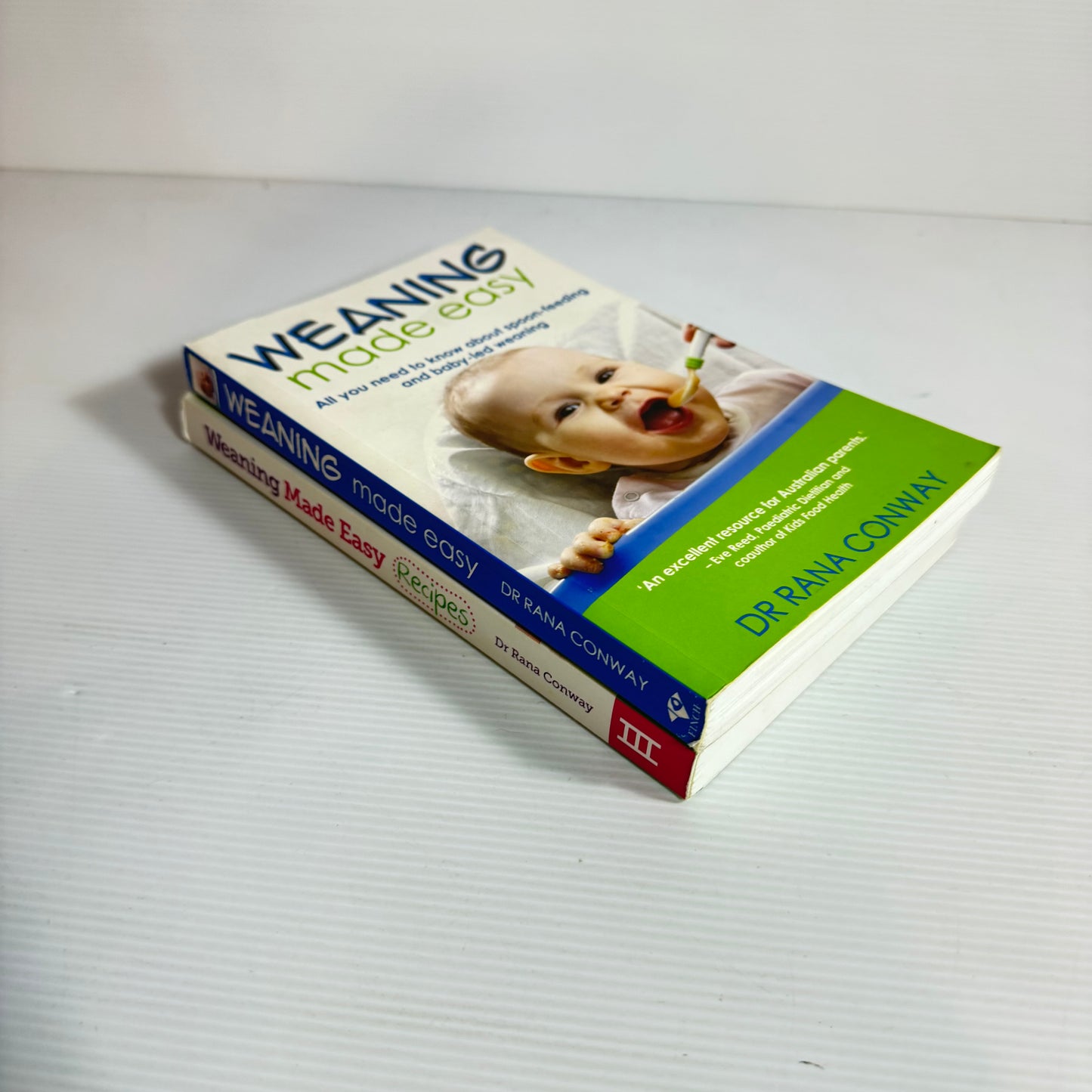 Weaning Book Bundle by Dr Rana Conway x 2 Books : Weaning Made Easy & Weaning Made Easy Recipes (3278)