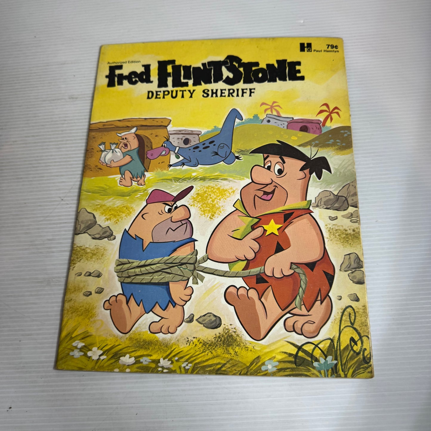 Vintage Flintstone 1970's Giant Durabooks for Children x 6 Books (2606)