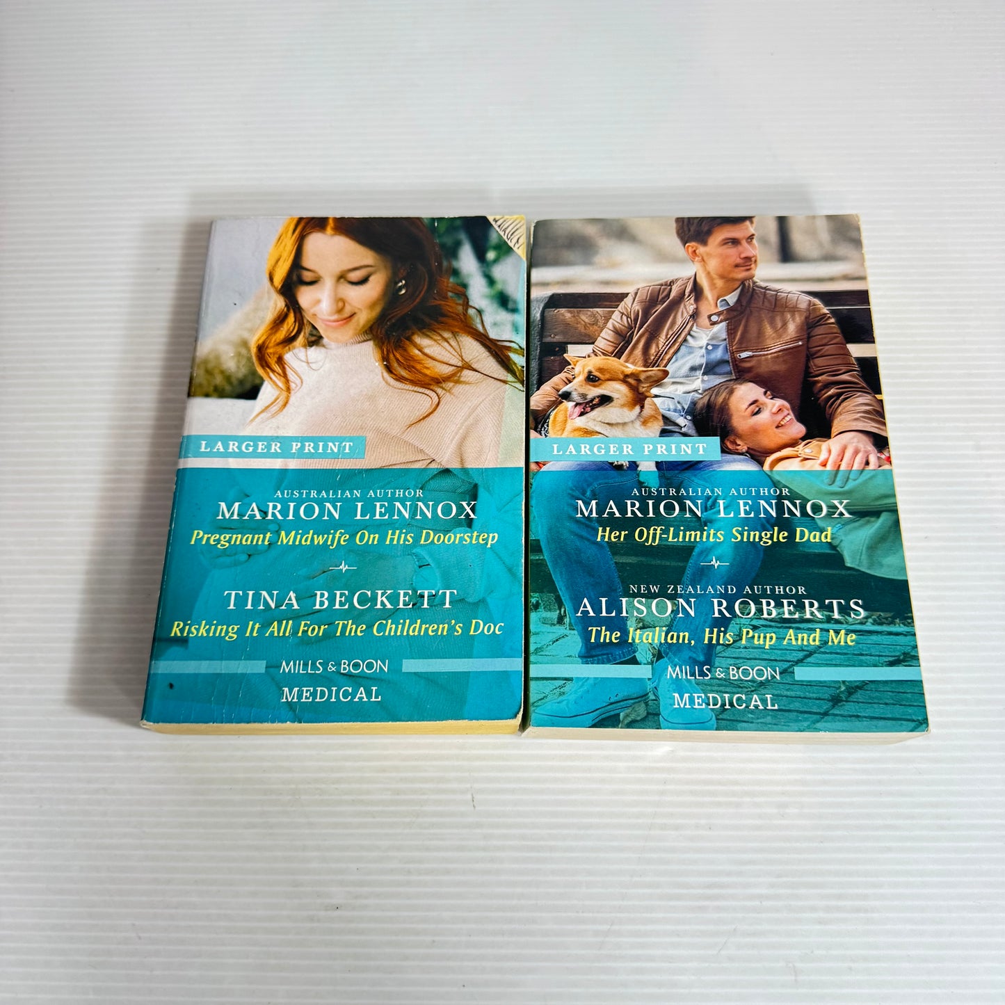 Mills & Boon Large Print Medical Book Bundle 2 x Books 4 x Stories (2510)