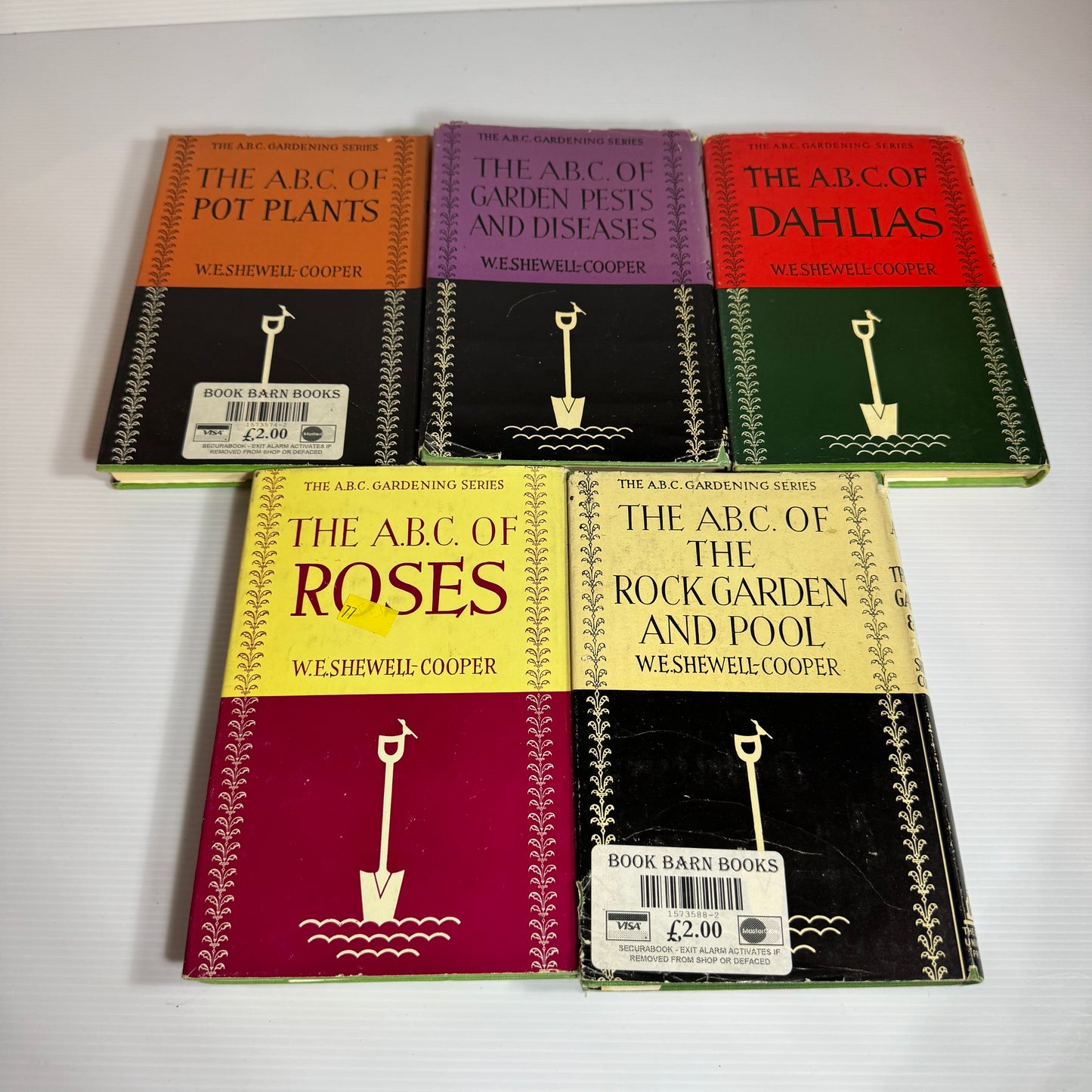 The A.B.C. Gardening Series Book Bundle x 17 - W. E. Shewell-Cooper (Vintage 1949 - 1961) (3060)