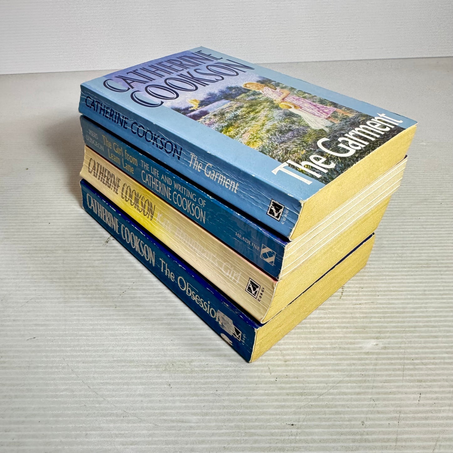 Catherine Cookson Small Paperback Bundle x 4 : The Garment, The Girl From Leam Lane, Kate Hannigan's Girl, The Obsession (3008)
