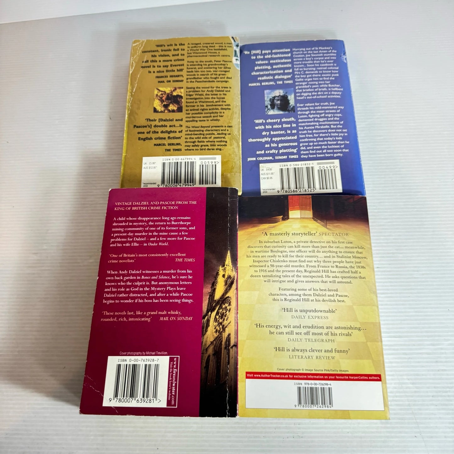 Reginald Hill Book Bundle x 4 Books 5 Stories : The Wood Beyond, Born Guilty, There are no Ghosts in the Soviet Union, Under World & Bones and Silence(2020)