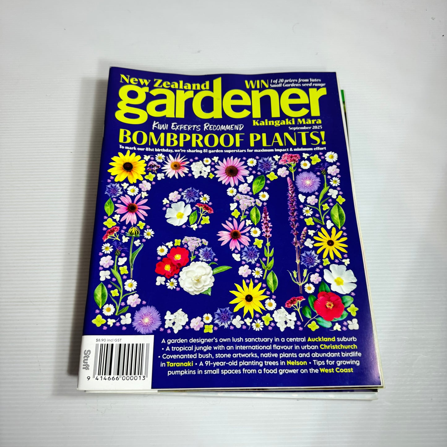 New Zealand Gardener Magazine x 11 : 2025 Jan, Feb, March, May, June, July Aug, Sept, Oct,  Nov, Dec (3329)