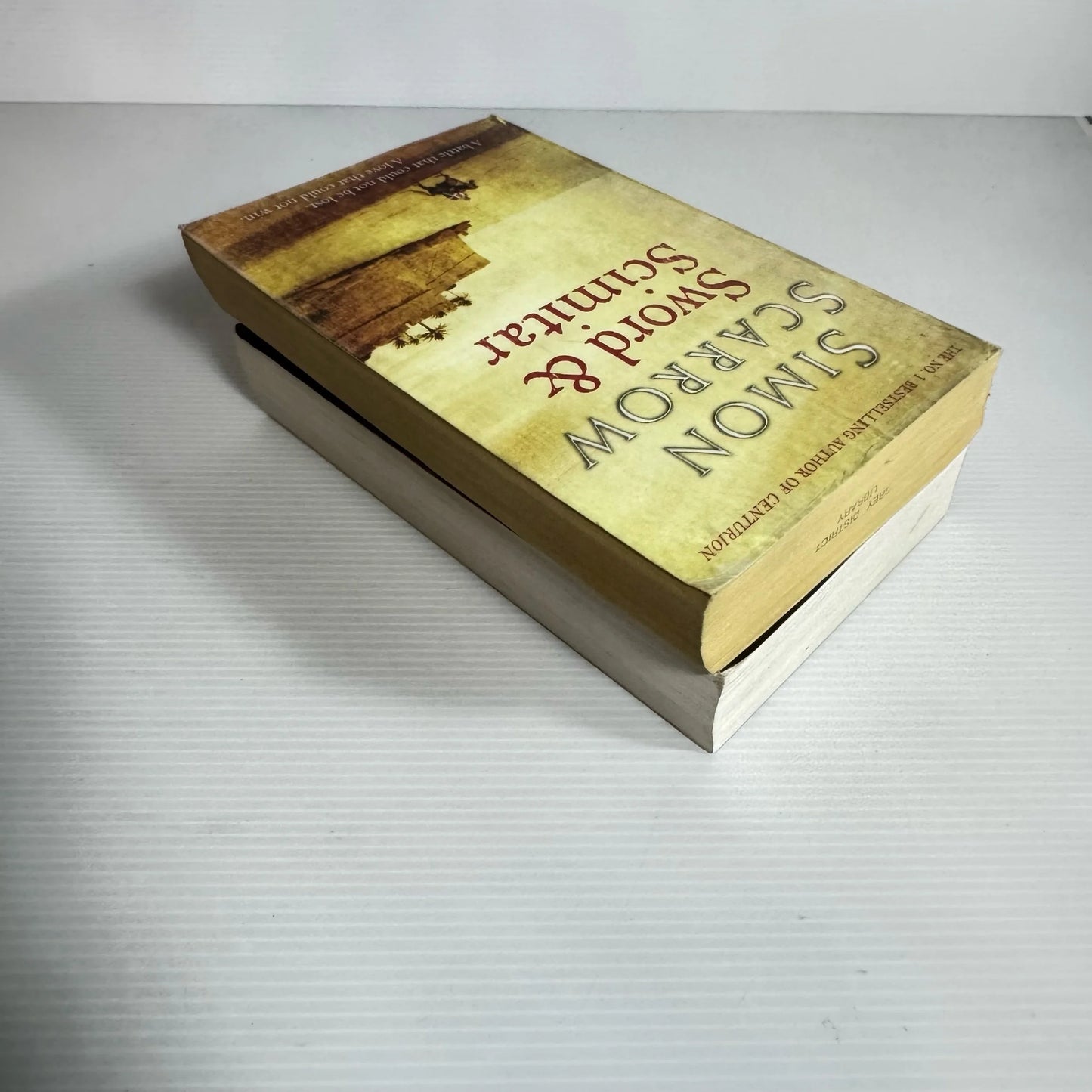 Historical Book Bundle x 2 Books : Sword & Scimitar - Simon Scarrow, The Crimson Petal and the White - Michael Faber (2185)