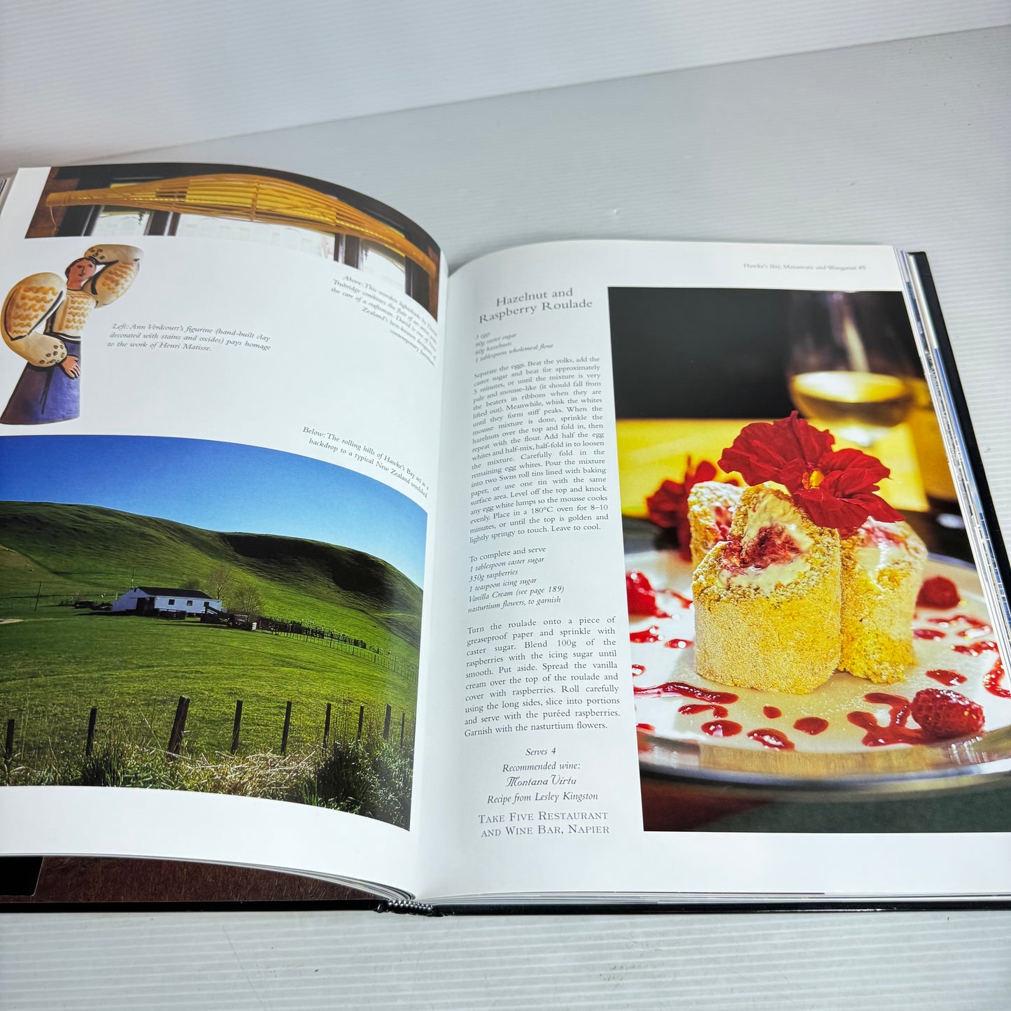 New Zealand Wine & Food Cookbook Bundle x 3 : Good Wine Bad Language Great Vineyards, corbans Good Food & Wine Series, New Zealand Food & Wine Art : A New Journey (2936)