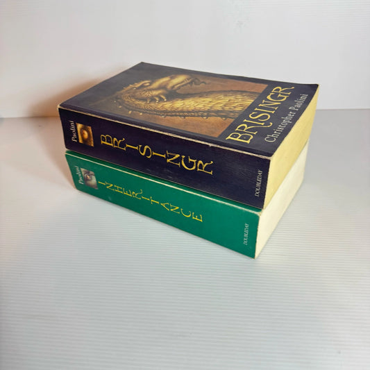 Christopher Paolini Book Bundle x 2 Books : Brisingr (Book 3) & Inheritance (Book 4) (2212)