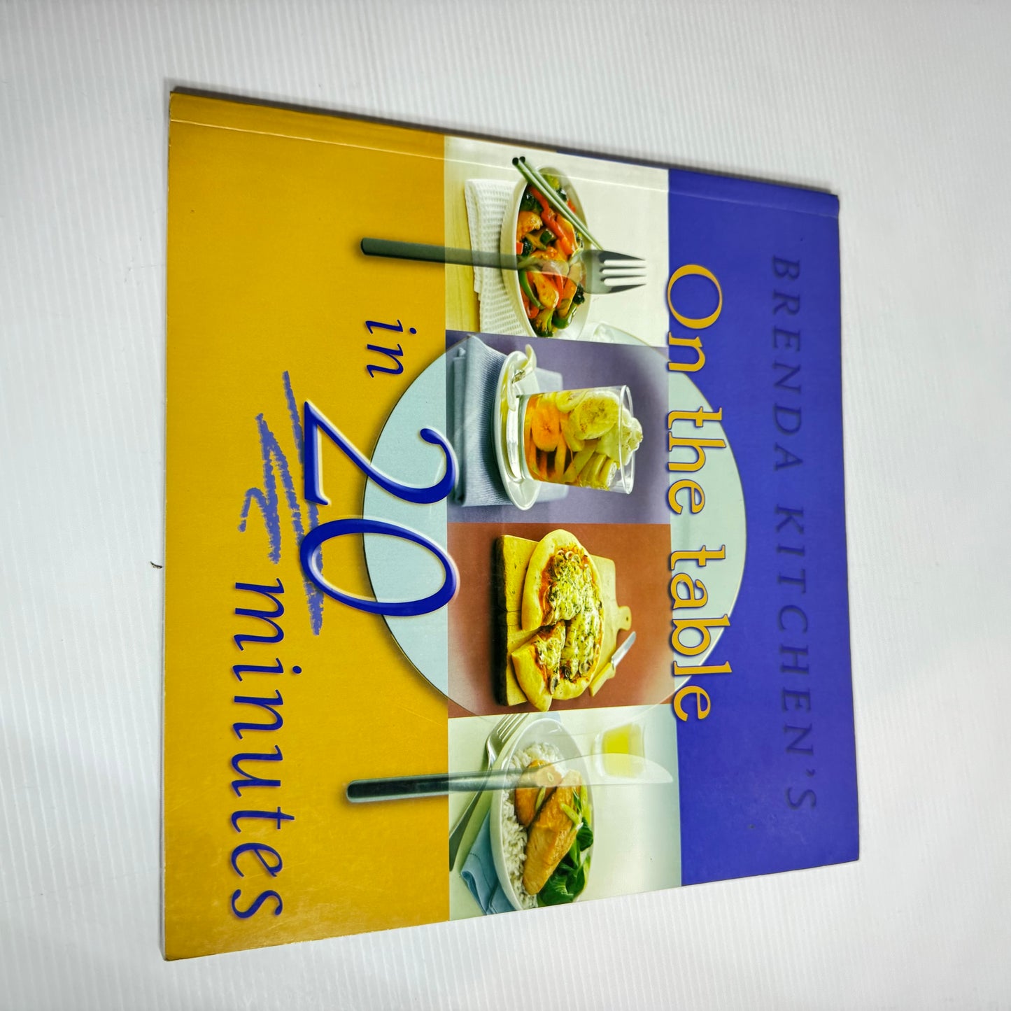 Quick Meals Cookbook Bundle x 4 Books : Food In a Flash, Brenda Kitchen's On The Table in 20 Minutes, Fast Family Food - Deb Crosby, Food In A Minute : Casual Cooking - Allyson Gofton (3307)
