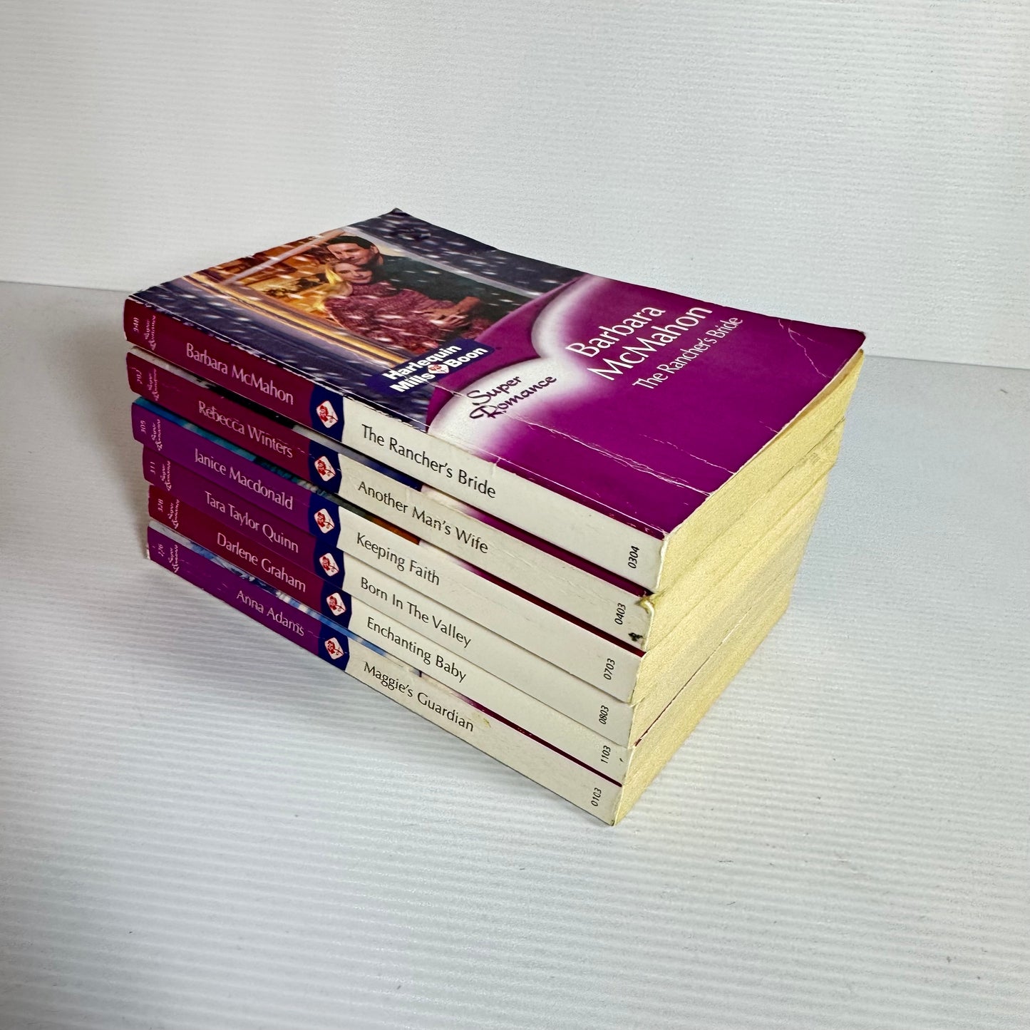 Mills & Boon Super Romance Book Bundle x 6 Books (3149)