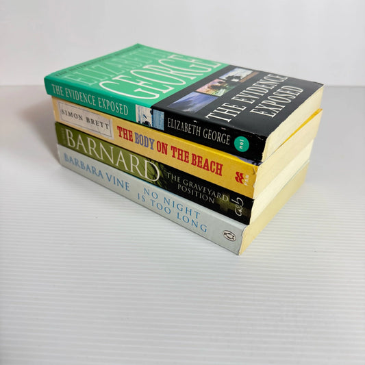Crime/Mystery Book Bundle x 4 Books : Various Authors (135)