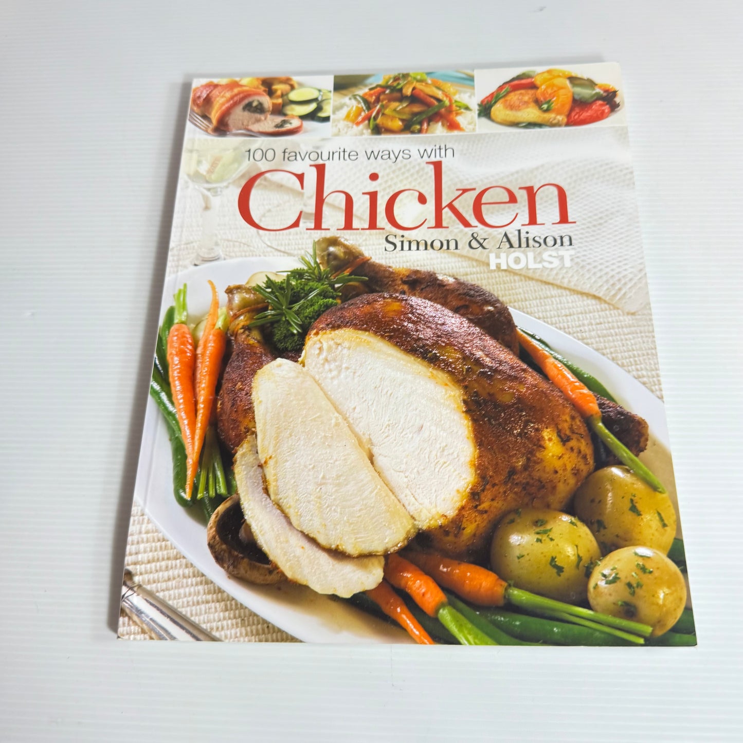 Simon & Alison Holst Cookbook Bundle x 3 : 100 Great Ways to Use Slow Cookers & Crockpots, The New Zealand Bread Book, 100 Favourite Ways with Chicken (3230)