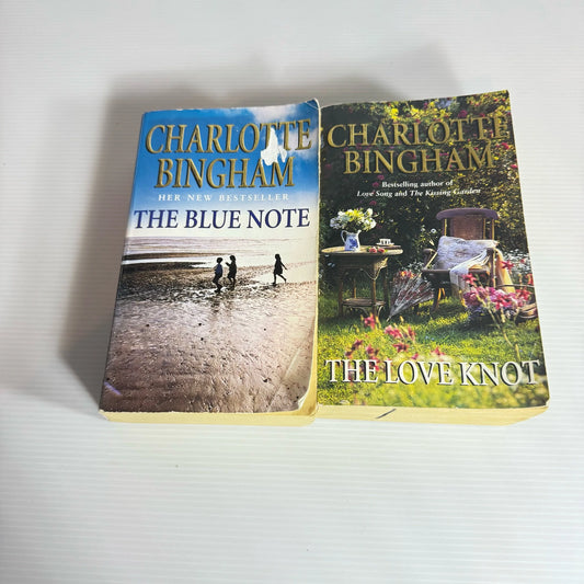 Charlotte Bingham Book Bundle x 2 Books : The Love Knot & The Blue Note (2245)