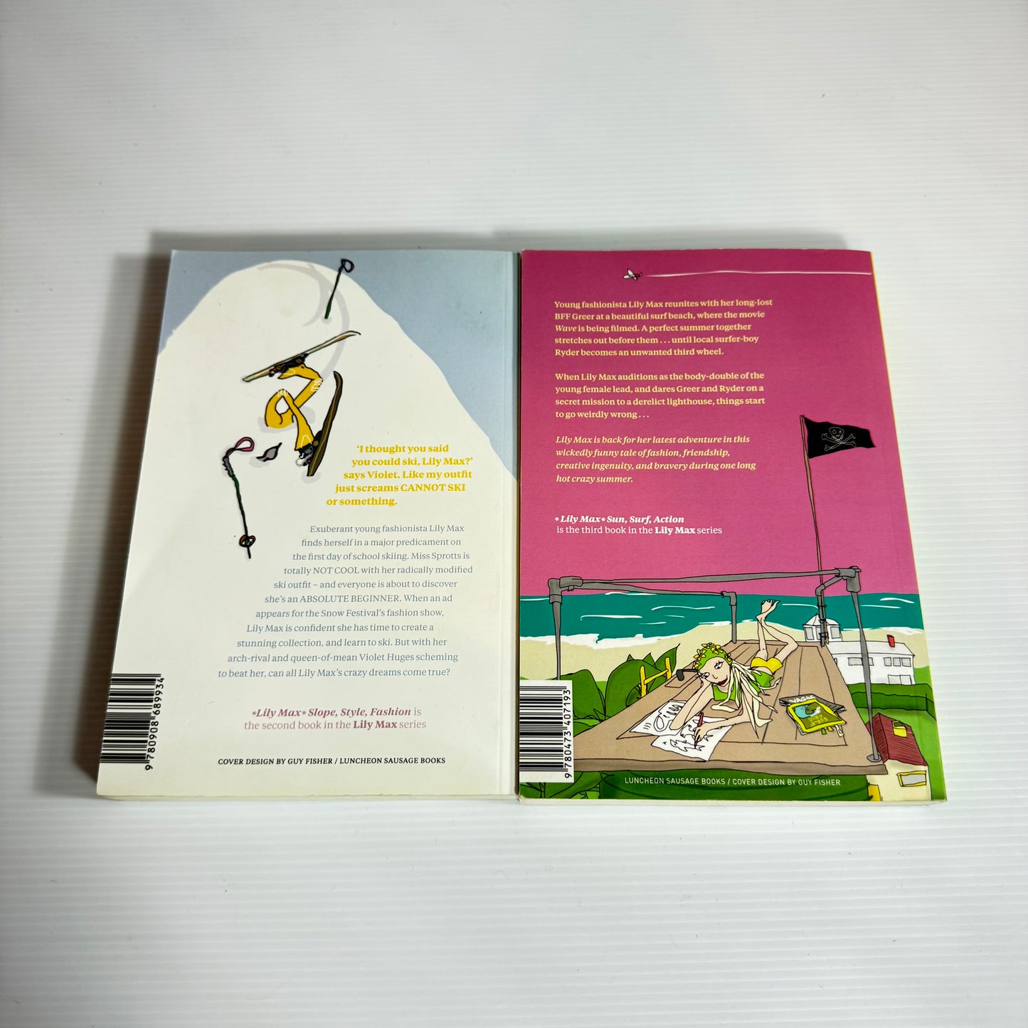 Jane Bloomfield Lily Max Book Bundle x 2 ; Sun, Surf, Action & Slope, Style, Fashion - Inscription by Author(3076)