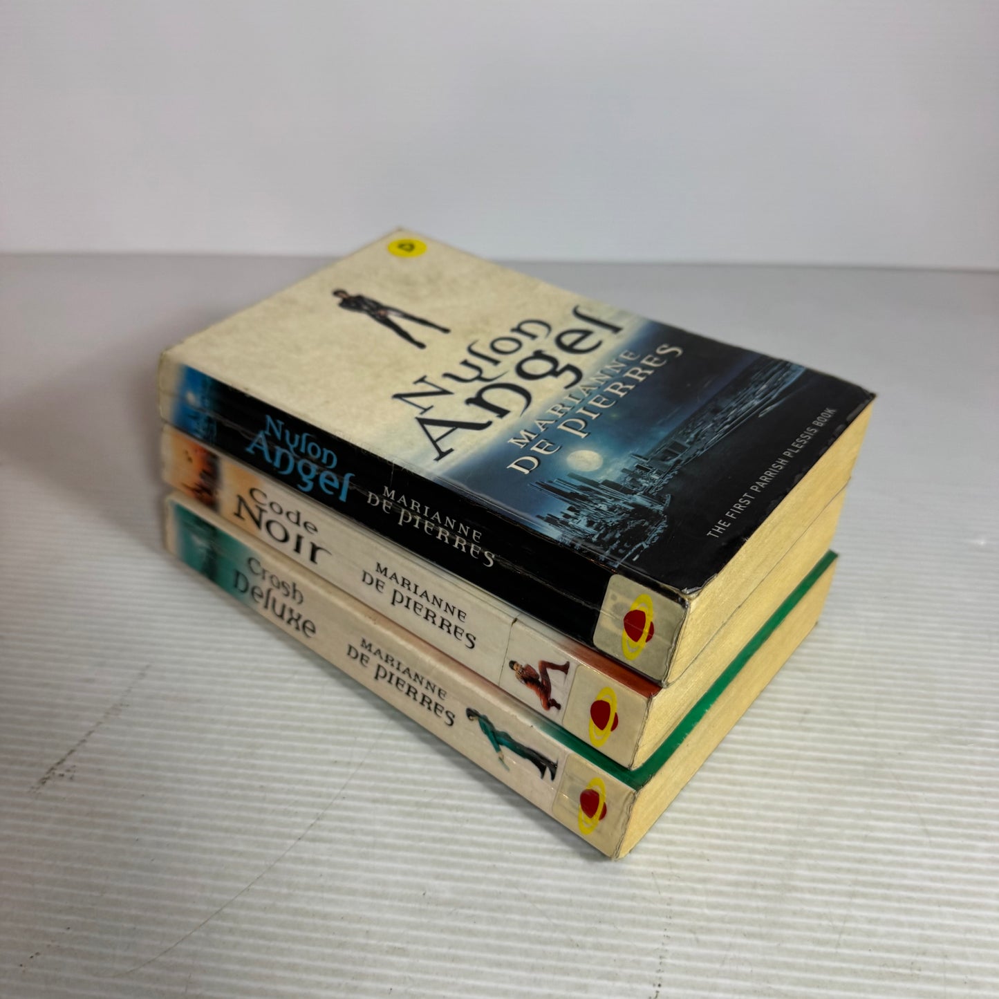 Marianne De Pierres Parnish Plessis Book Bundle Books 1, 2 & 3 : Nylon Angel, Code Noir, Crash Deluxe (2974)